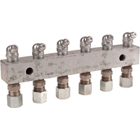 5-3/4" Long Header Block, 1/8" Thread Sécurité Médic
