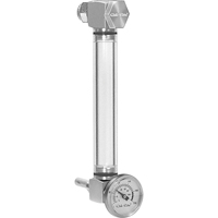 Indicateur de niveau &agrave; liquide en Rond Nylon, Filet&eacute;, 5" lo, 205°F (96,11° C) Sécurité Médic