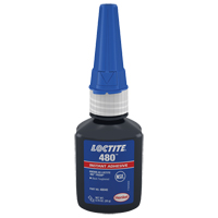 480 Instant Adhesive, Black, Tube, 20 g Sécurité Médic