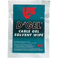 Solvant de gel D'Gel pour c&acirc;bles, Sachets Sécurité Médic