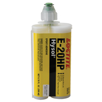 Adh&eacute;sifs structuraux &agrave; s&eacute;chage rapide E-20P, 200 ml, Cartouche double, Deux composants, Blanc Sécurité Médic