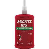Compos&eacute; de blocage Loctite 675, 250 ml, Bouteille, Vert Sécurité Médic
