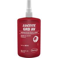 Letter Grade AV Threadlocker, Red, High, 250 ml, Bottle Sécurité Médic