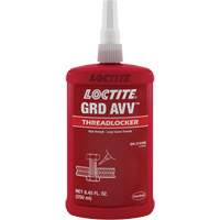 Letter Grade AVV Threadlocker, Red, High, 250 ml, Bottle Sécurité Médic