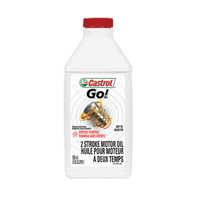 Huile pour moteur de moto Go!, 500 ml, Bouteille Sécurité Médic