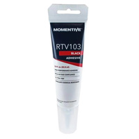 Momentive Silicone Sealant, Tube, Black Sécurité Médic