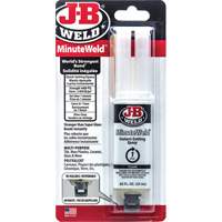 MinuteWeld Adhesive, 25 ml, Syringe, Two-Part, Clear Sécurité Médic