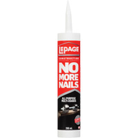 No More Nails&reg; All-Purpose Construction Adhesive Sécurité Médic