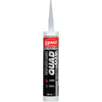 Quad&reg; Max Siding & Window Sealant, 280 ml, Tube, Off-White Sécurité Médic