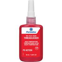 High Temperature Threadlocker, Red, High, 50 ml, Bottle Sécurité Médic