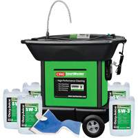 SmartWasher SW-337 Mobile Heavyweight Part Washer Kit Sécurité Médic