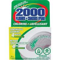 2000 Flushes&reg; Bleach Toilet Bowl Cleaner, 35 g, Tablet Sécurité Médic