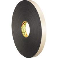 Double-Coated Foam Tape, 33 m (108') L x 12.7 mm (1/2") W, 62 mils, Polyethylene Sécurité Médic