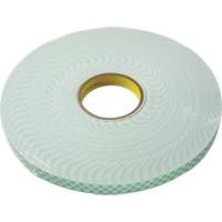 Double-Coated Foam Tape, 33 m (108') L x 18 mm (3/4") W, 62.5 mils, Urethane Sécurité Médic