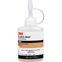 Scotch-Weld Instant Adhesive CA4, Clear, Bottle, 1 oz. Sécurité Médic