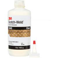 Scotch-Weld Instant Adhesive CA5, Clear, Bottle, 1 lbs. Sécurité Médic