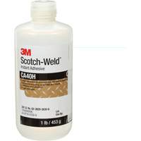 Scotch-Weld Instant Adhesive, Clear, Bottle, 1 lbs. Sécurité Médic