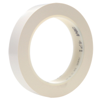 471 Vinyl Tape, 25.4 mm (1") W x 32.9 m (108') L, 5.3 mils, White Sécurité Médic
