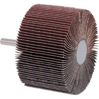 Mounted Flap Wheel, A80 Grit, 3" x 2" x 1/4" Sécurité Médic
