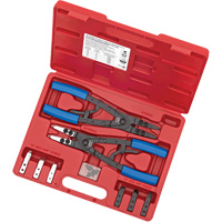 SRP-10S Heavy-Duty Ratcheting Snap Ring Pliers Set, 10 Pieces Sécurité Médic