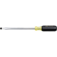 JKSS-8 Slot Screwdriver, 3/8" Tip, Square, 8" L, Cushion Grip Handle Sécurité Médic