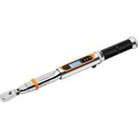 Cl&eacute; dynamom&eacute;trique &agrave; t&ecirc;te flexible 120XP avec angle, &eacute;lectronique, Entraînement 1/4" carr&eacute;, 24 - 240 lb-po Sécurité Médic