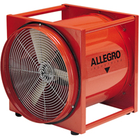 Ventilateurs &agrave; d&eacute;flecteurs ALLEGRO INDUSTRIES, 1/2 CV, 2900 pi³/min, Antid&eacute;flagrant Sécurité Médic