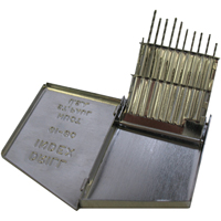 Jobber Length Drill Set, 20 Pieces, High Speed Steel Sécurité Médic
