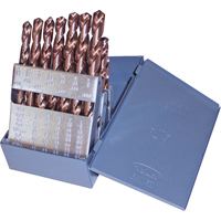 Jobber Length Drill Set, 19 Pieces, Cobalt Sécurité Médic