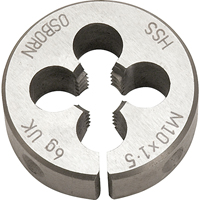 Split Circular Die, M10 X 1.5 Thread, High Speed Steel Sécurité Médic