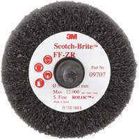 Brosse &agrave; lamelles pour la coupe et le polissage Scotch-Brite, Oxyde d'aluminium, Grain Fin, 2" x 1" x 1/4" Sécurité Médic