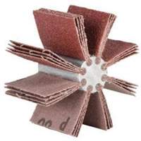 Plain Flap B-830 Bore Polisher, Aluminum Oxide, 60 Grit, 6-3/4" x 1-1/2" Sécurité Médic