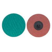 Quick-Change Cloth Disc, 1" Dia., 50 Grit, Zirconium Sécurité Médic