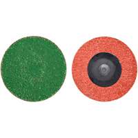 Zirc Plus Quick-Change Cloth Disc, 2" Dia., 120 Grit, Zirconia Alumina Sécurité Médic