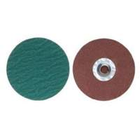 Quick-Change Discs, 3" Dia., 36 Grit, Zirconia Alumina Sécurité Médic