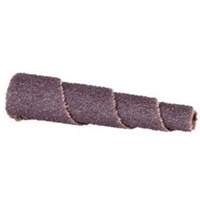 ALO Spiral Cartridge Roll, 100 Grit, 5/8" Dia., Aluminum Oxide, 1-1/2" L, 1/8" Arbor Sécurité Médic