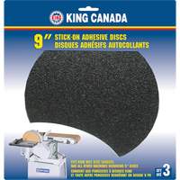 Wood Sanding Disc, 9" Dia., 60 Grit Sécurité Médic