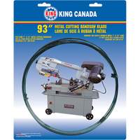 General Purpose Band Saw Blade, Bi-Metal, 93" L x 3/4" W x 0.032" Thick, 6-10 TPI Sécurité Médic