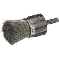 Crimped Wire End Brush, 1", 0.006" Fill Sécurité Médic