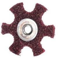 Abrasotex Surface Preparation Star, 3" Dia., Medium Grit, Aluminum Oxide Sécurité Médic