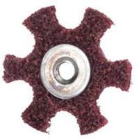 Abrasotex Surface Preparation Star, 4" Dia., Medium Grit, Aluminum Oxide Sécurité Médic