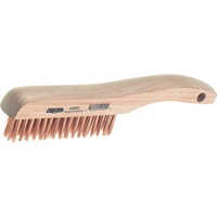 Brosse &agrave; manche en patin, Acier, 4" X 16" rangs de fils, Longueur 10" Sécurité Médic