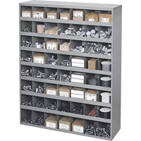 Armoires pour bacs de rangement en acier, 33-3/4" la x 12" p x 42" h, Gris Sécurité Médic