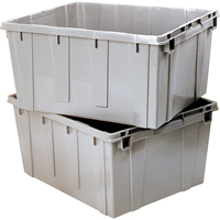 Nesting Container, 21.1" W x 17.7" D x 12" H, Grey Sécurité Médic