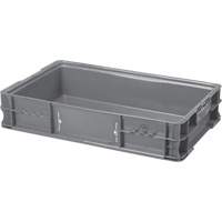 StakPak Plus 4845 System Containers, 15" W x 24" D x 5" H, Grey Sécurité Médic