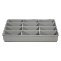 Plastic Insert for Large Compartment Box Sécurité Médic