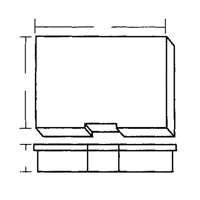Boîte &agrave; compartiments, Plastique, 15-1/2" la x 11-3/4" p, 2-1/2" h, Gris Sécurité Médic