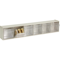 Tip-Out Bins Modular Storage System, 23-5/8" W x 3-5/8" D x 4-1/2" H, 6 Drawers Sécurité Médic