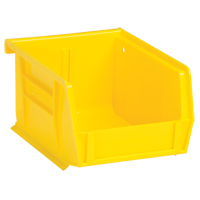 Bacs ultra empilable & suspendable, 4-1/8" la, 3" h x 5-3/8" p, Jaune Sécurité Médic