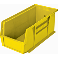 Bacs ultra empilable & suspendable, 5-1/2" la, 5" h x 10-7/8" p, Jaune Sécurité Médic